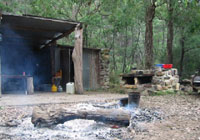 Bush campfire - cook the trout you caught for your dinner!
